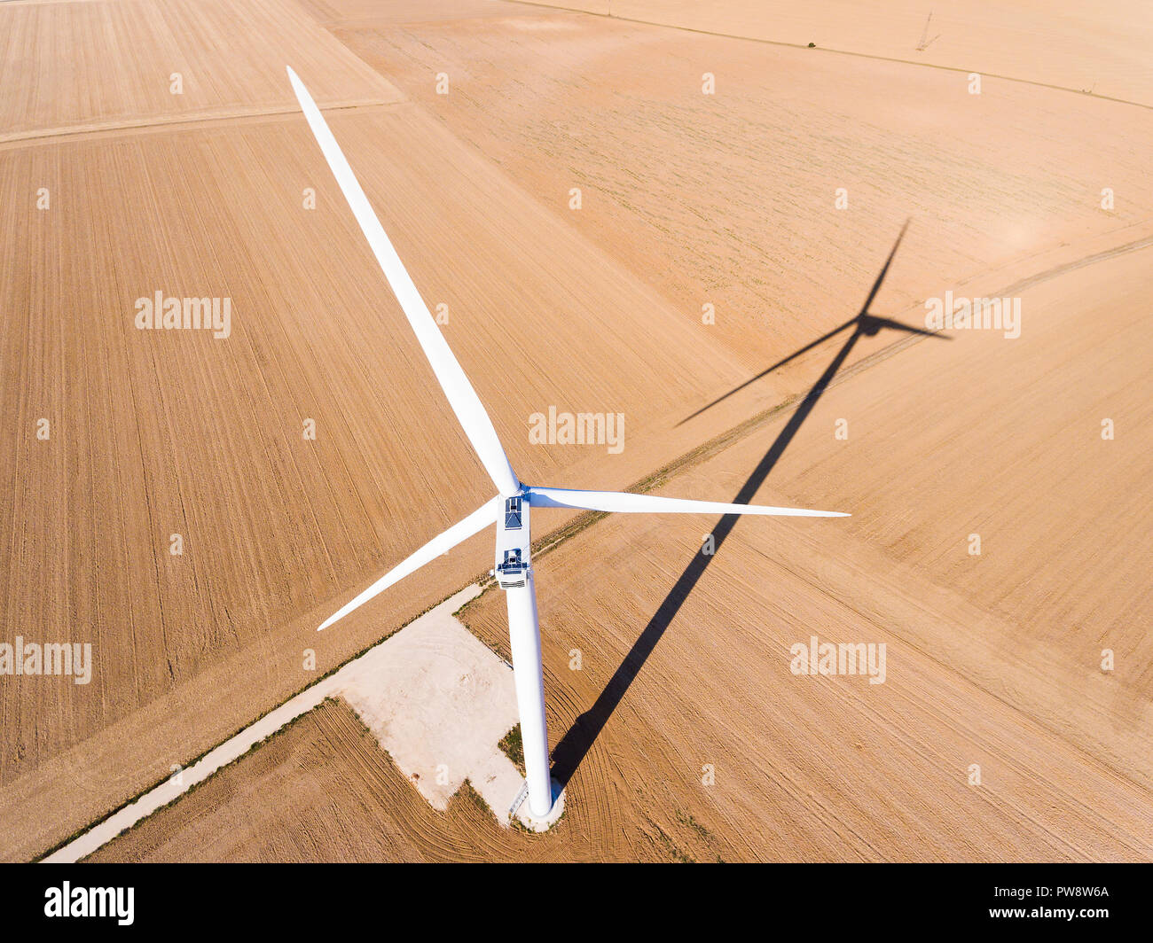 Wind Generator, Boissy-la-Rivière, Essonne, Frankreich Stockfoto