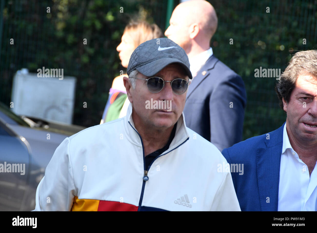 Rom, Italien, 13. Oktober 2018 - Foro Italico - Tennis und Freunde Paolo Bonolis Credit: Giuseppe Andidero/Alamy leben Nachrichten Stockfoto