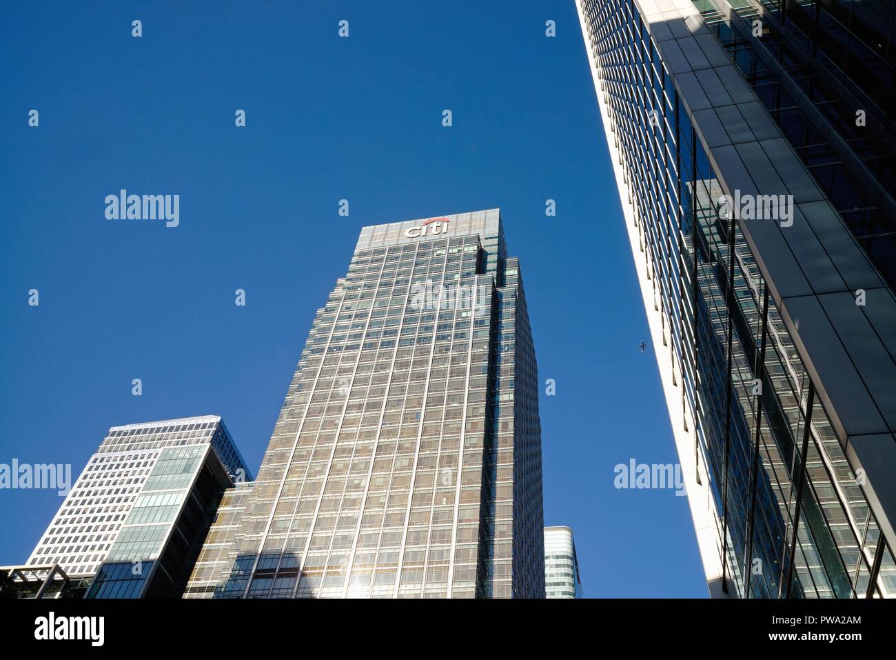 Hauptsitz der Citi Bank in Canary Wharf Docklands London England Großbritannien Stockfoto