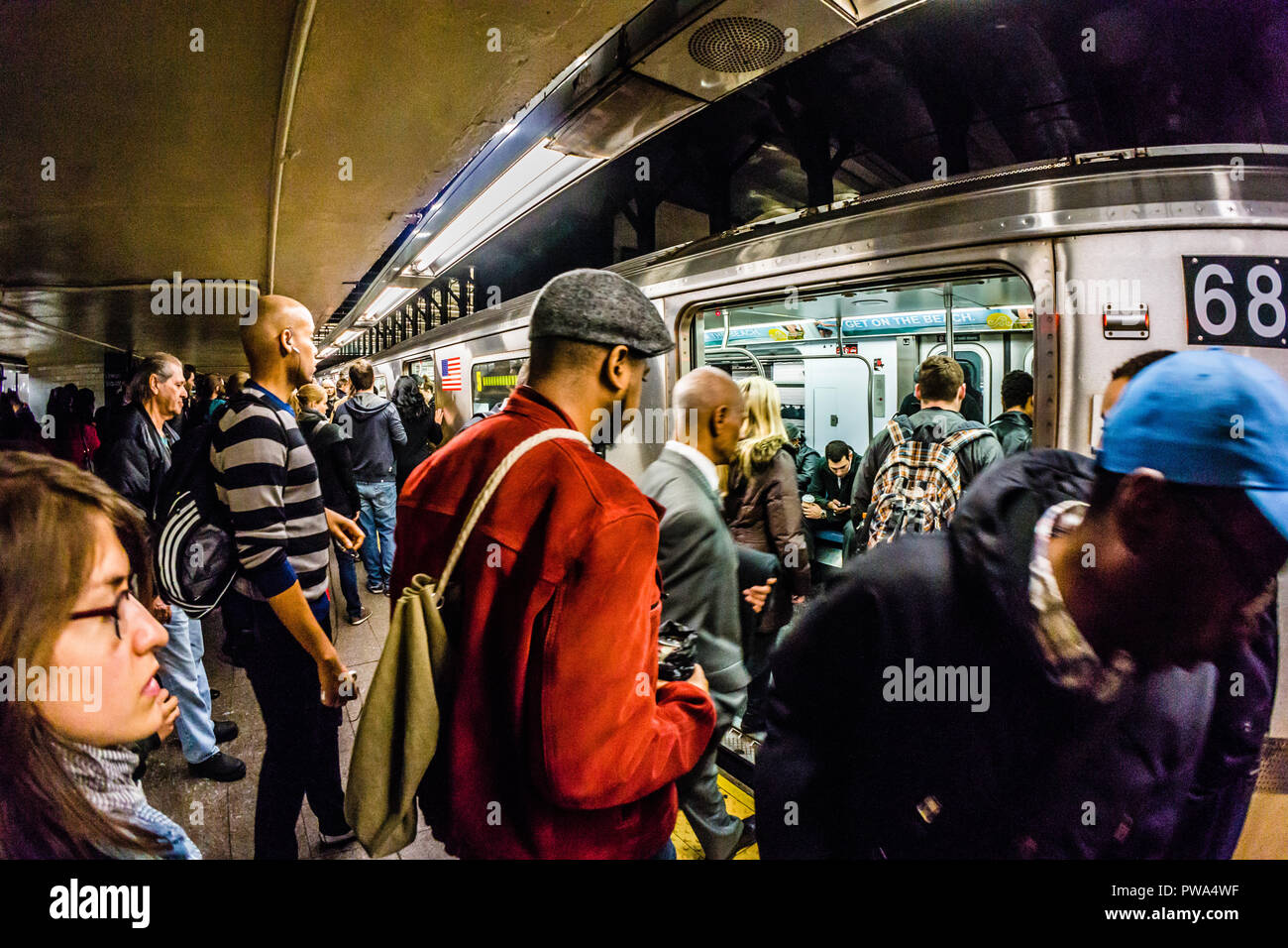 14. Straße - Union Square U-Bahn Station Manhattan New York, New York, USA Stockfoto