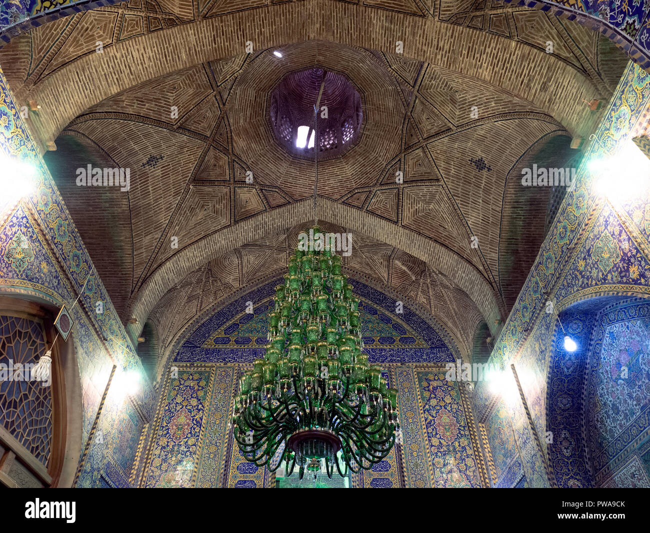 Seyyed Moschee Innenraum, Isfahan, Iran Stockfoto
