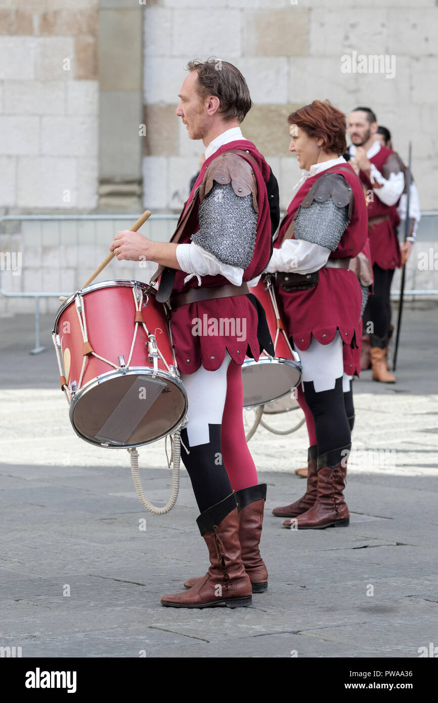 Historische Reenactment, Pistoia Capitale Culturale D'Italia, der