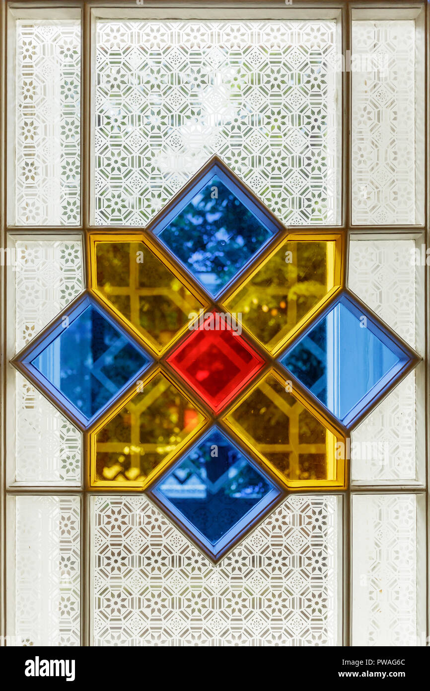 Russland, SANKT PETERSBURG - Juli 05, 2017: Der Chor der Synagoge Interieur. Der Bau wurde 1893 abgeschlossen Stockfoto