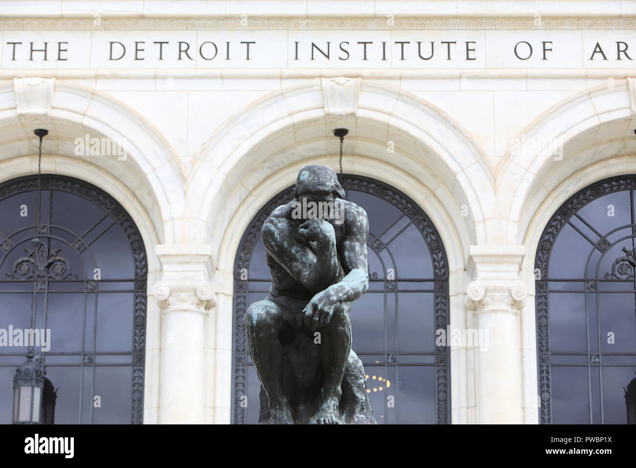 Die Detroit Institut für Kunst, auf der Woodward Avenue, in Midtown, in Michigan, USA Stockfoto