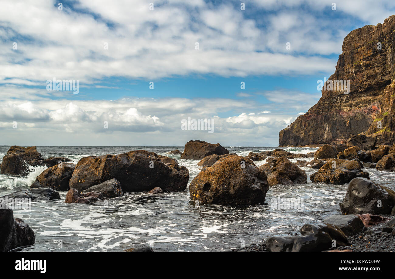 Talisker Bay, Sile von Skye, Innere Hebriden Schottland, Großbritannien Stockfoto