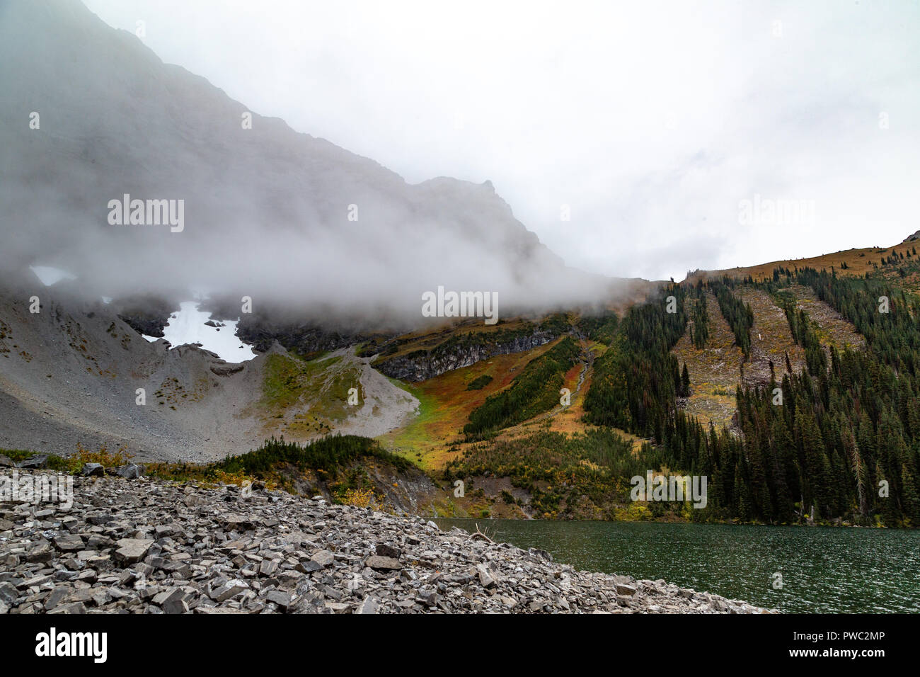 Rawson Lake, Alberta Stockfoto