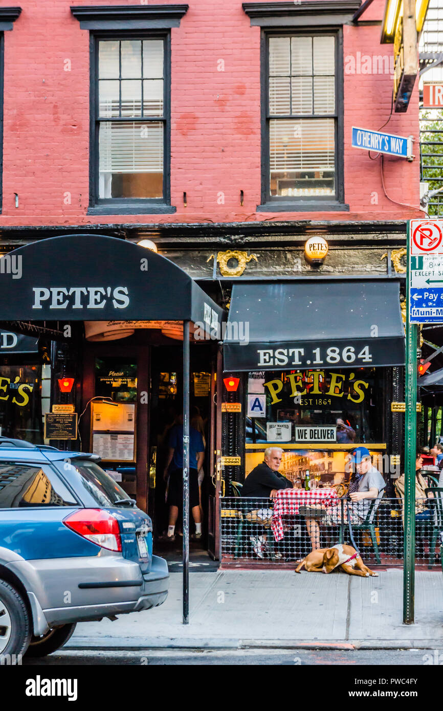 Pete's Tavern Manhattan New York, New York, USA Stockfoto