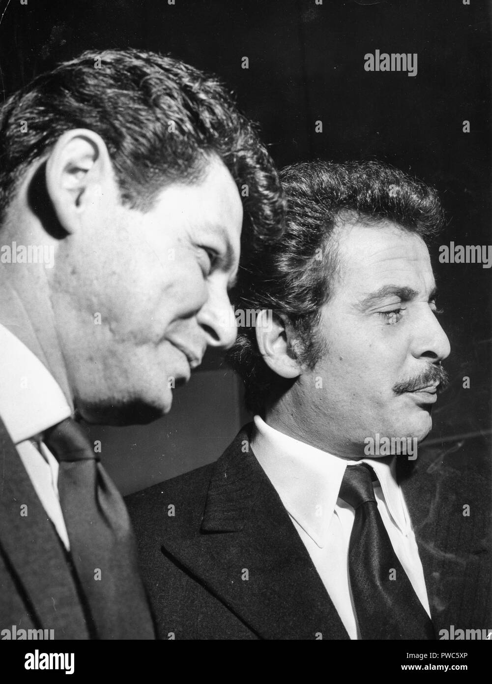 Domenico Modugno, Eddie Fisher, 60 s Stockfoto