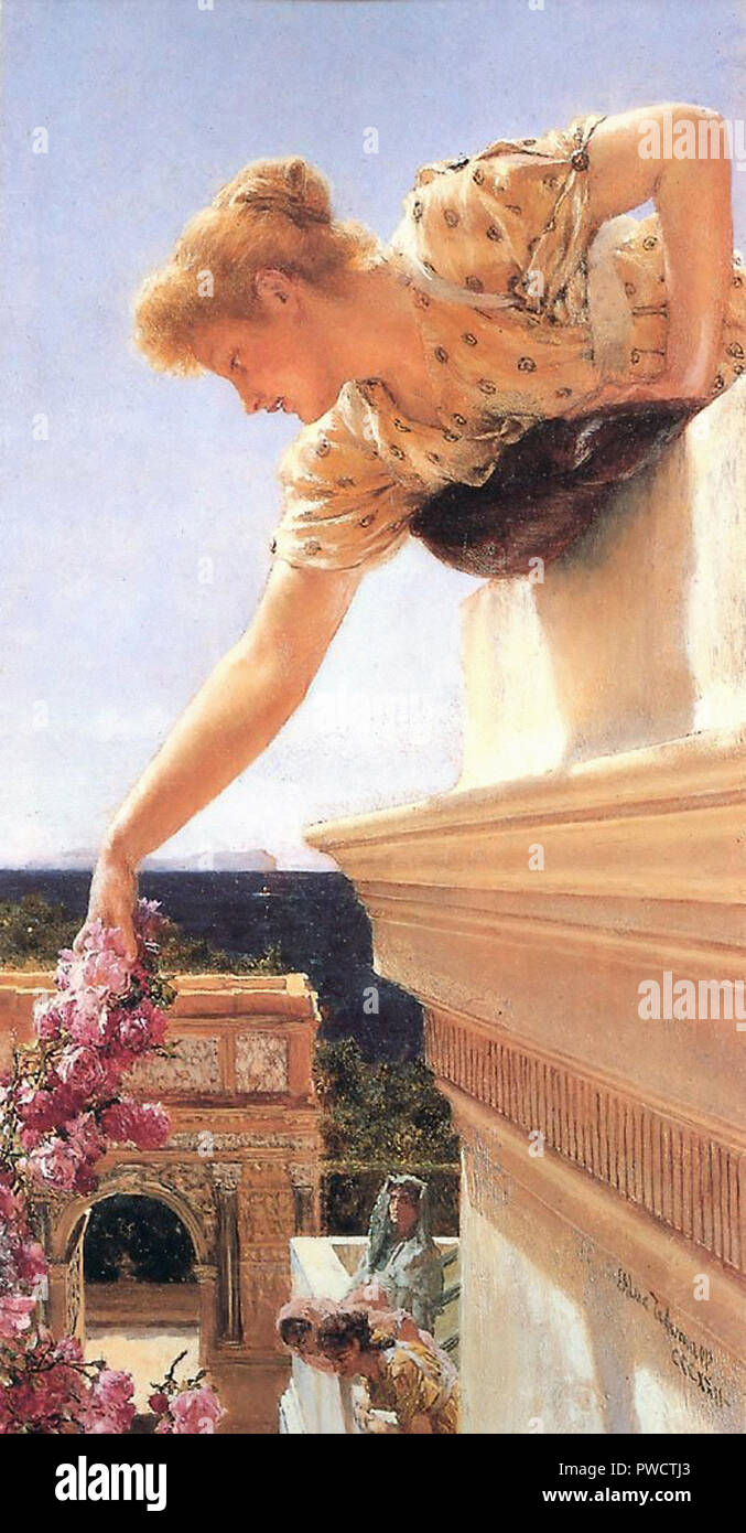Lawrence Alma-Tadema - Gott! Stockfoto