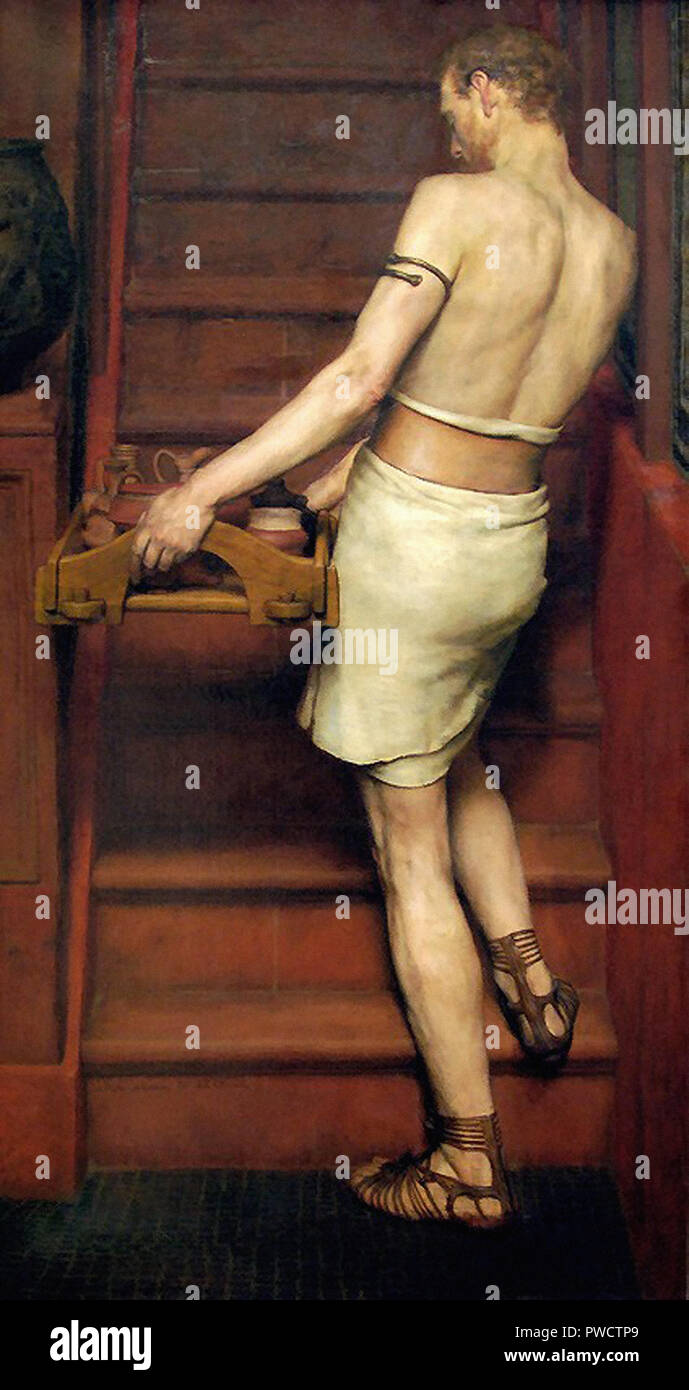 Lawrence Alma-Tadema-römischen Töpfer Stockfoto