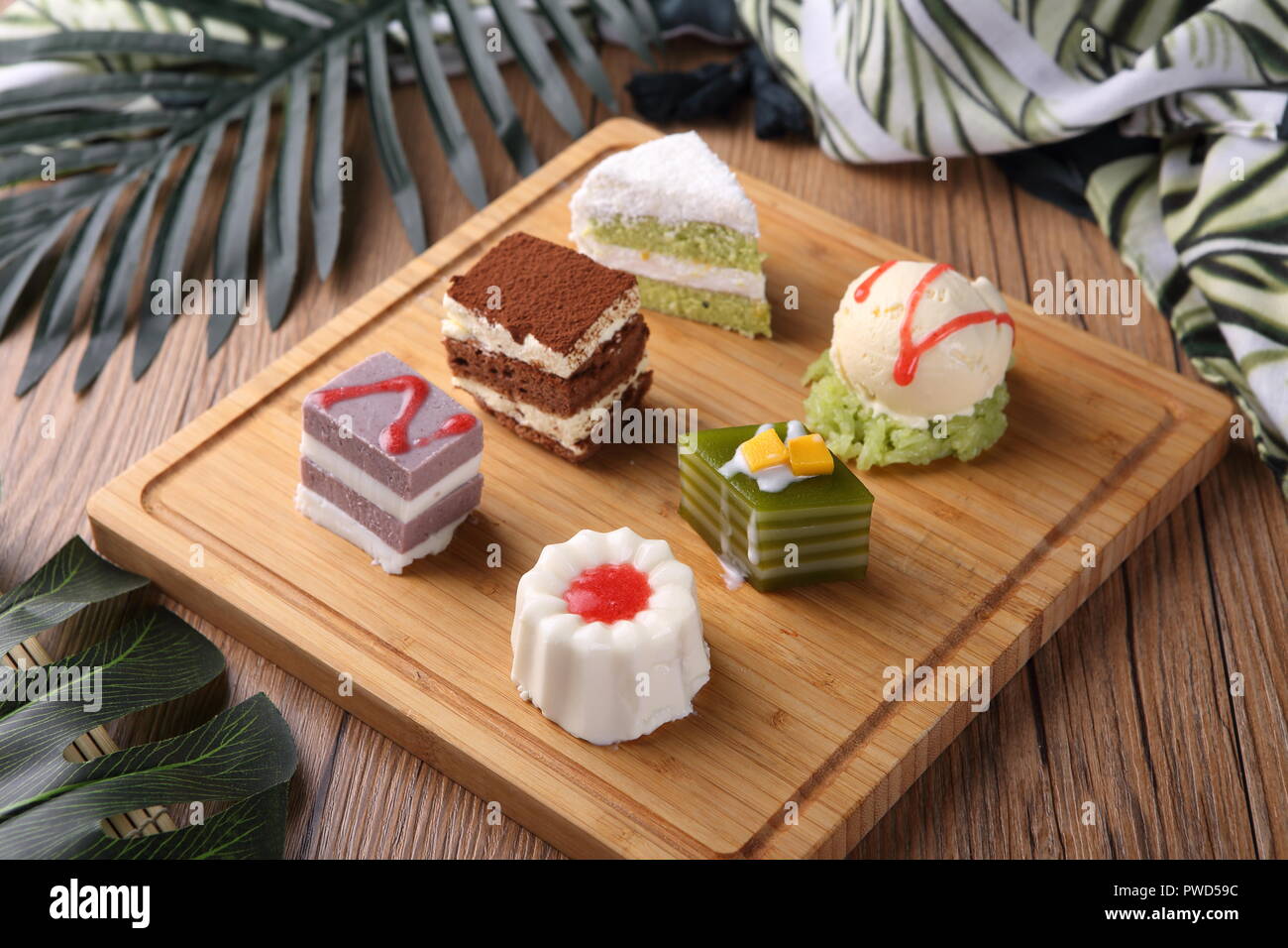 Nanyang dessert Platten Stockfoto