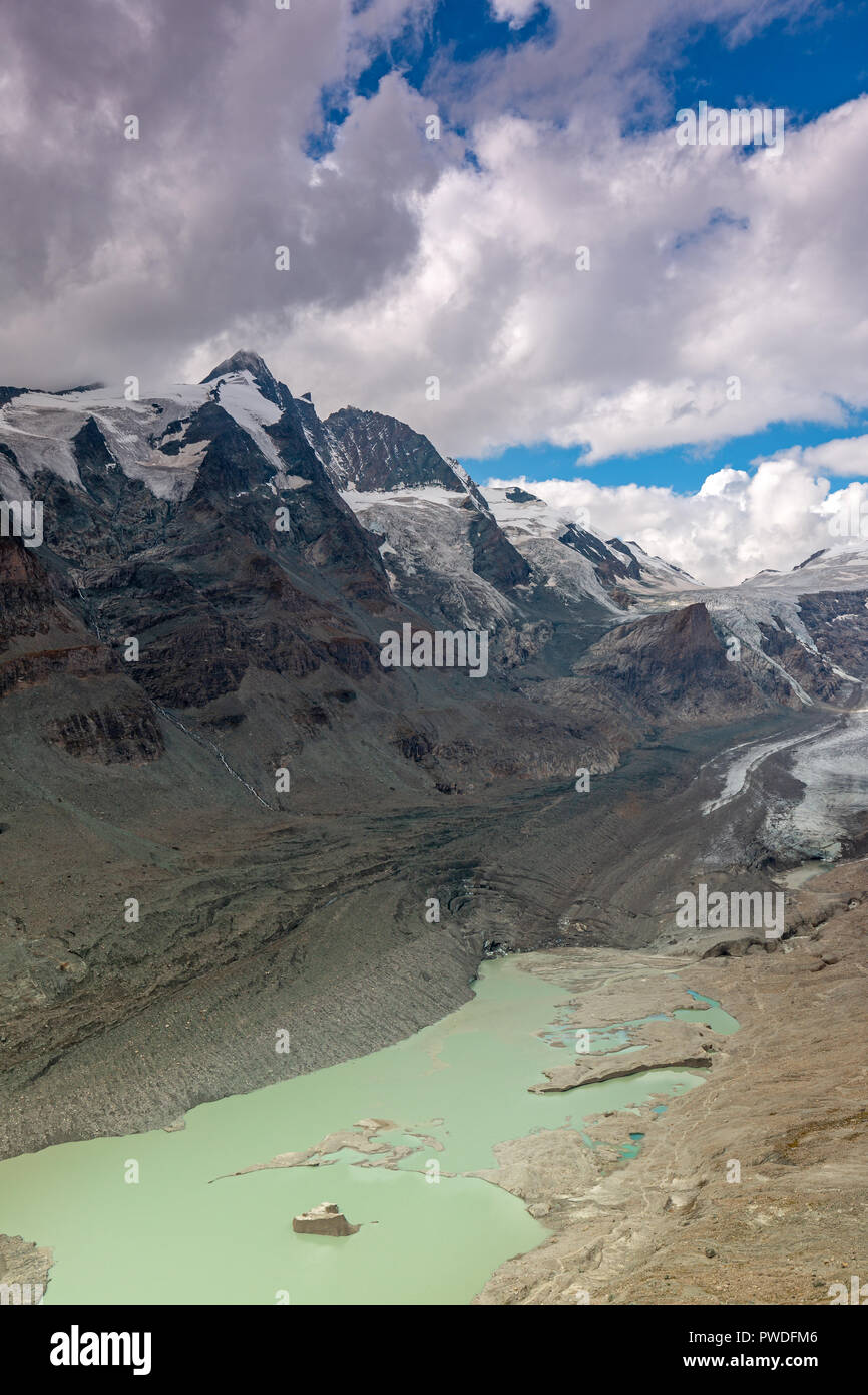 Gletscher pasterze am Großglockner, Österreich Stockfoto