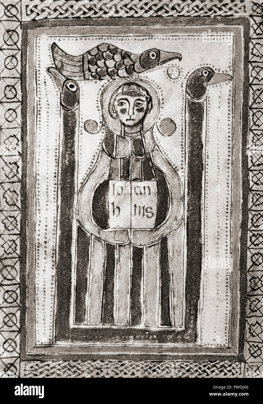 Johannes der Täufer, 1. Jahrhundert jüdische Wanderprediger. Stockfoto