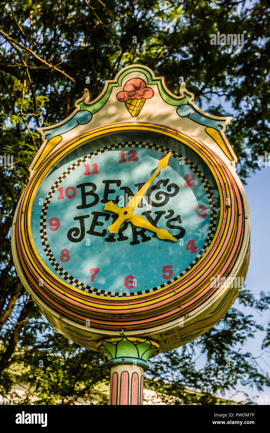 Ben & Jerry's Ice Cream Factory Waterbury Waterbury, Vermont, USA Stockfoto