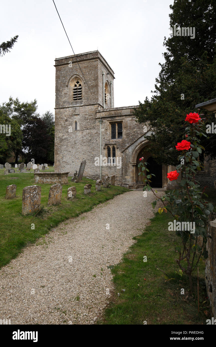 Der hl. Jakobus der Große, fulbrook Kirche. Oxfordshire. Stockfoto