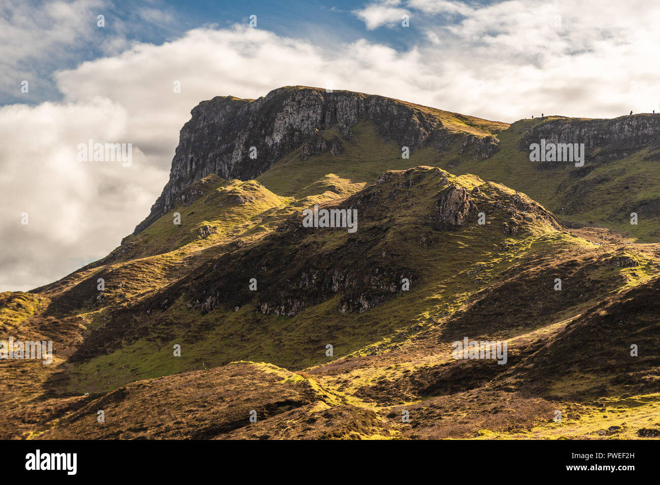 Die quiraing, trotternish Ridge, Isle of Skye, Schottland, Großbritannien Stockfoto