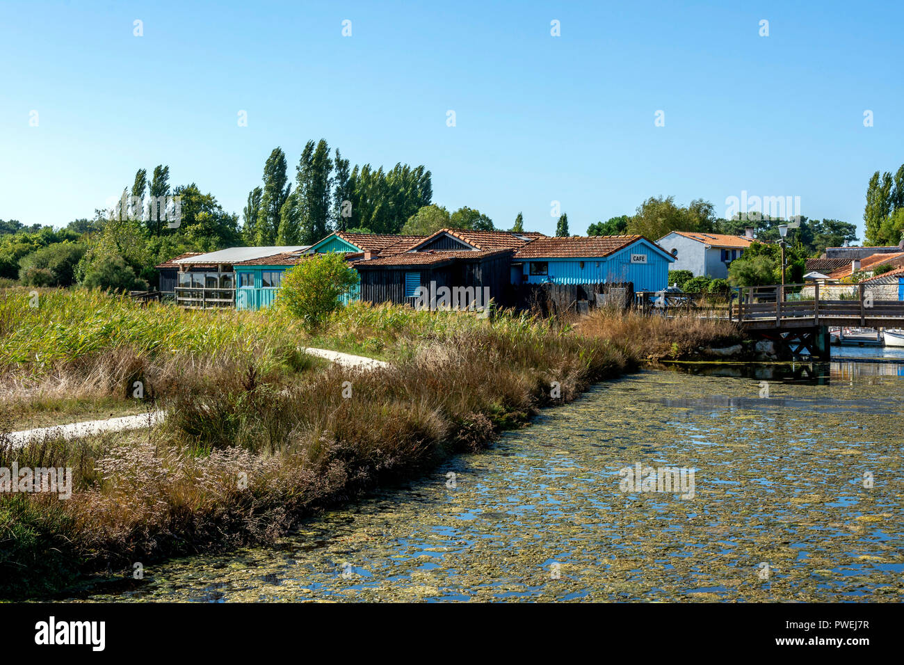 Port des Salines, Insel Oleron, Charente Maritime, Nouvelle-Aquitaine, Frankreich Stockfoto