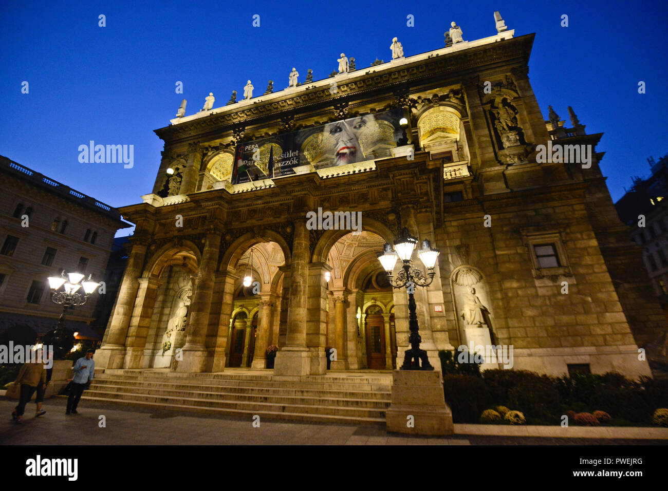 Ungarische Staatsoper. Budapest, Ungarn Stockfoto