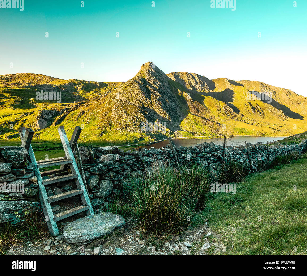 SNOWDONIA STIL Stockfoto