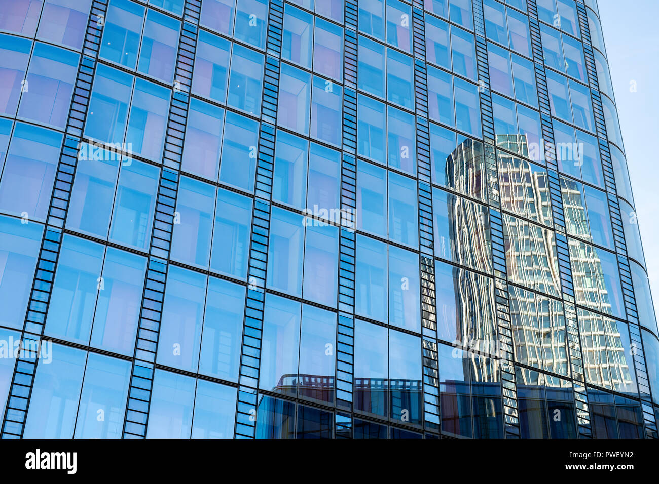 Eine blackfriars Glas Gebäude. London, England Stockfoto