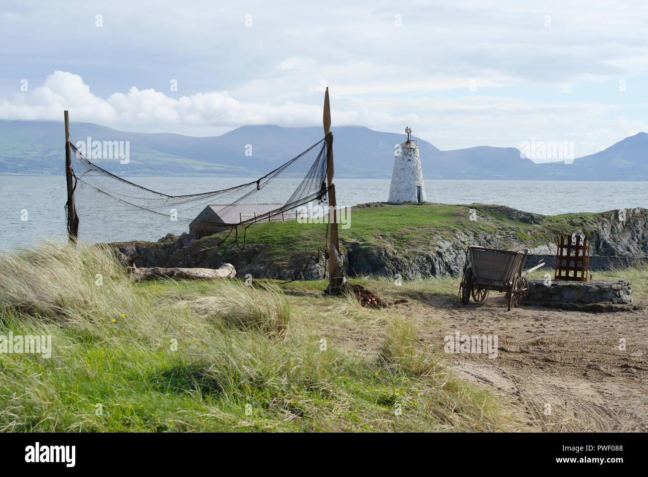 Llanddwyn Island, Newborough, Anglesey, Stockfoto