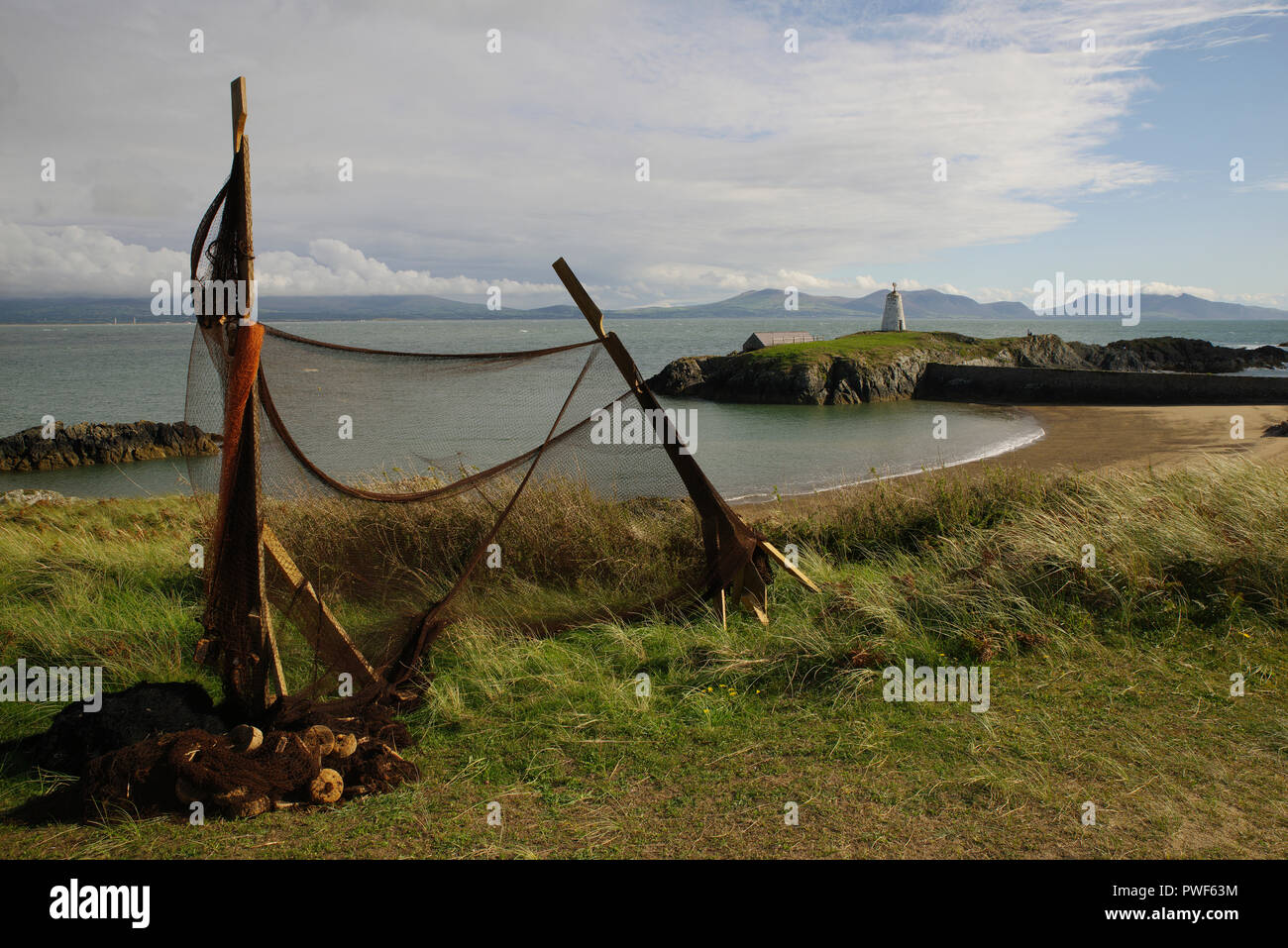 Llanddwyn Island Newborough, Anglesey, Stockfoto