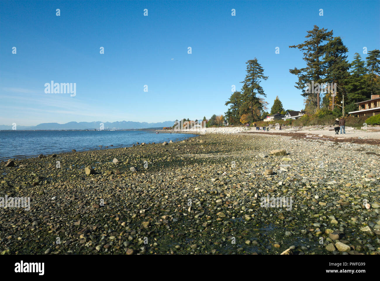 Crescent Beach in Surrey, British Columbia, Kanada Stockfoto