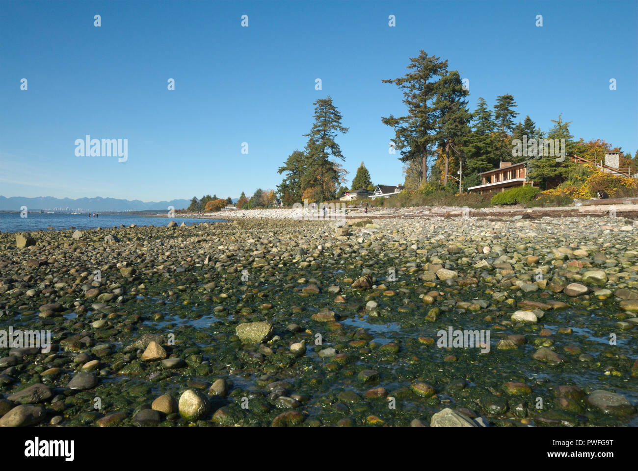 Crescent Beach in Surrey, British Columbia, Kanada Stockfoto