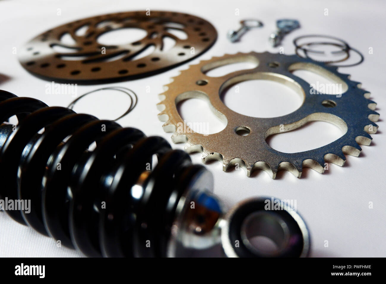 Motorrad teile -Fotos und -Bildmaterial in hoher Auflösung – Alamy