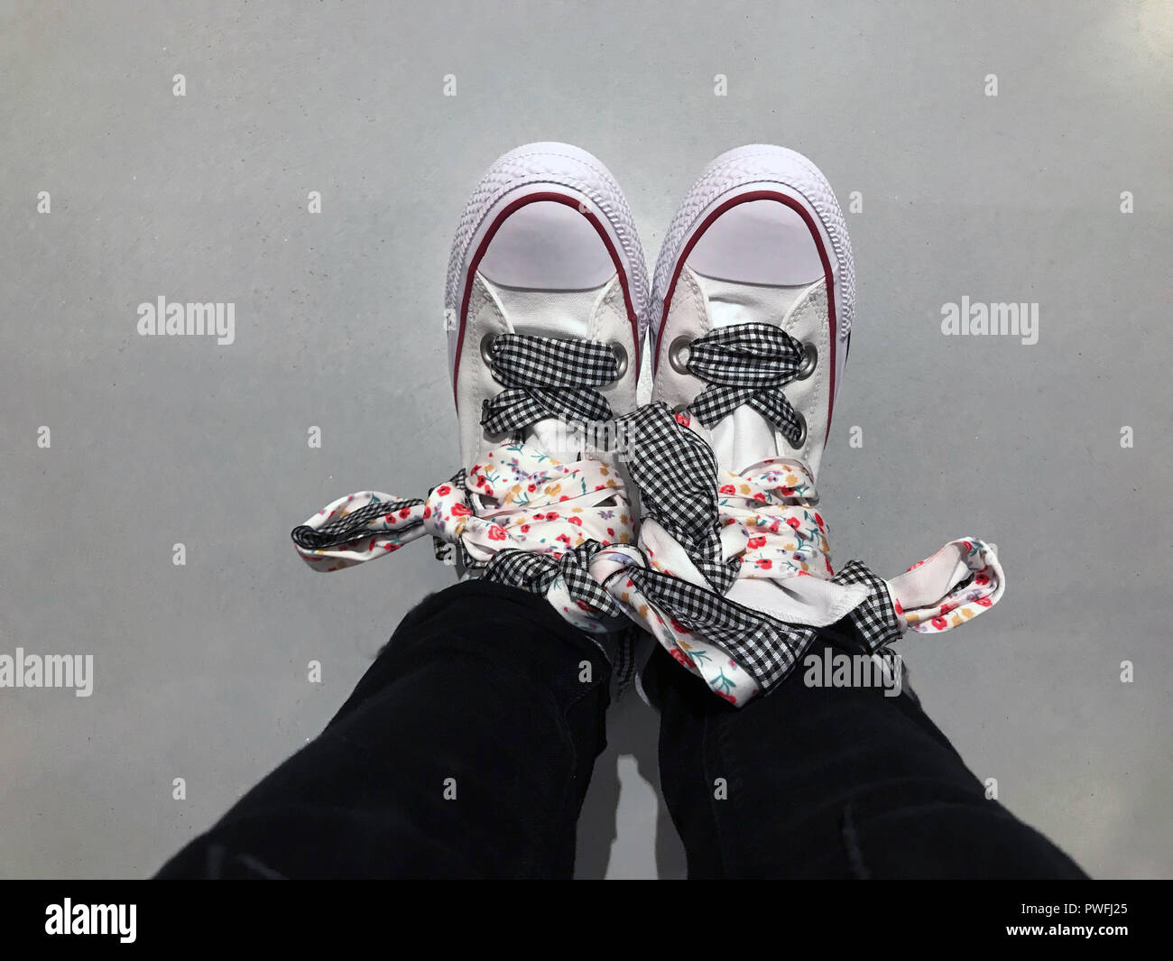Converse sneakers/Trainer. Stockfoto