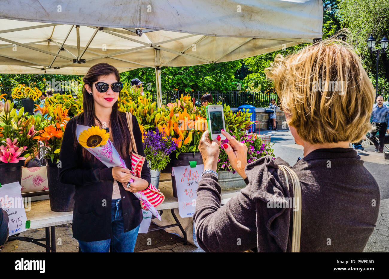 Farmers Market Union Square Manhattan New York, New York, USA Stockfoto