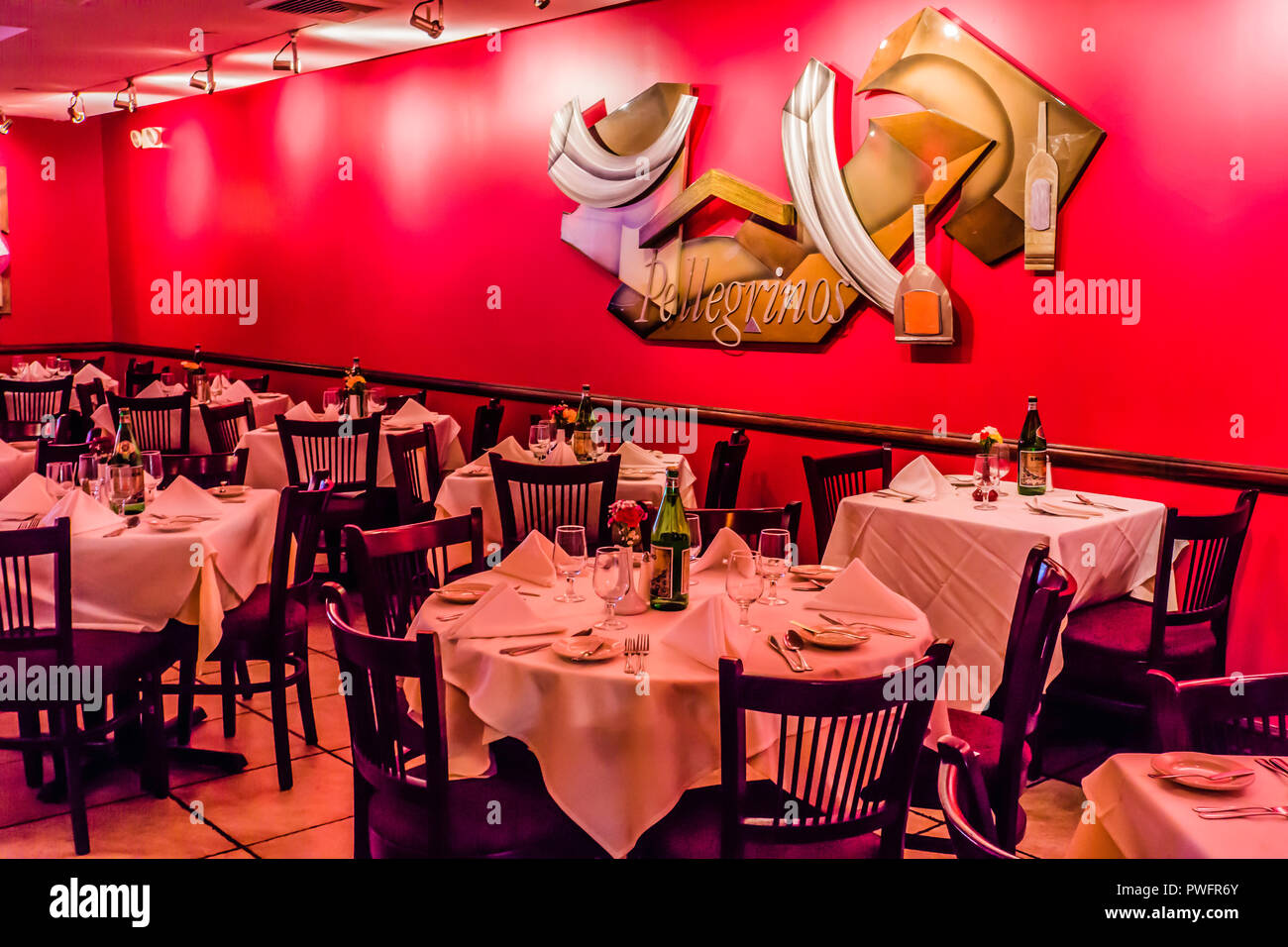 Pellegrino's Little Italy Mulberry Street Manhattan New York, New York, USA Stockfoto