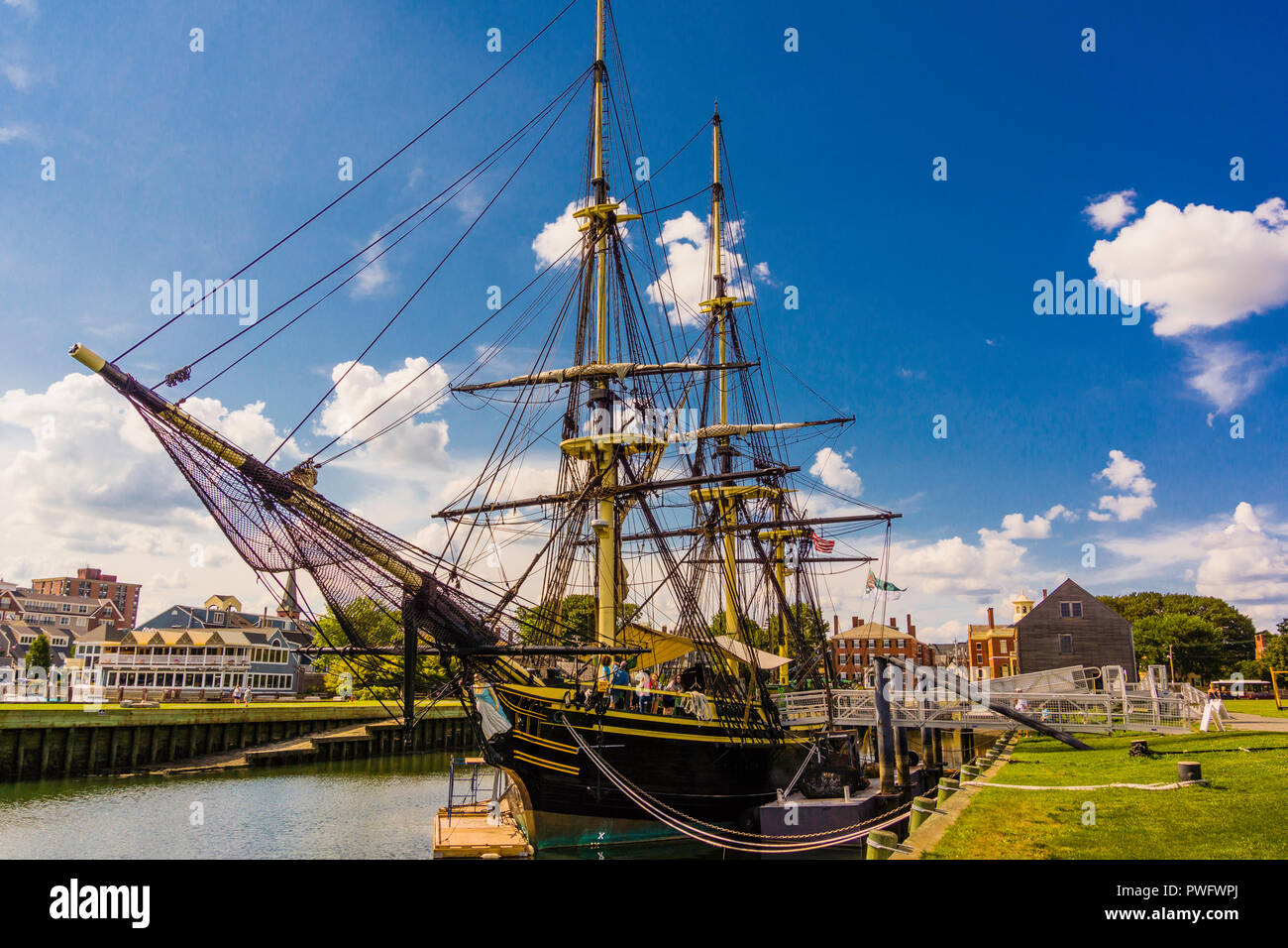 Freundschaft von Salem Salem Maritime National Historic Site Salem, Massachusetts, USA Stockfoto