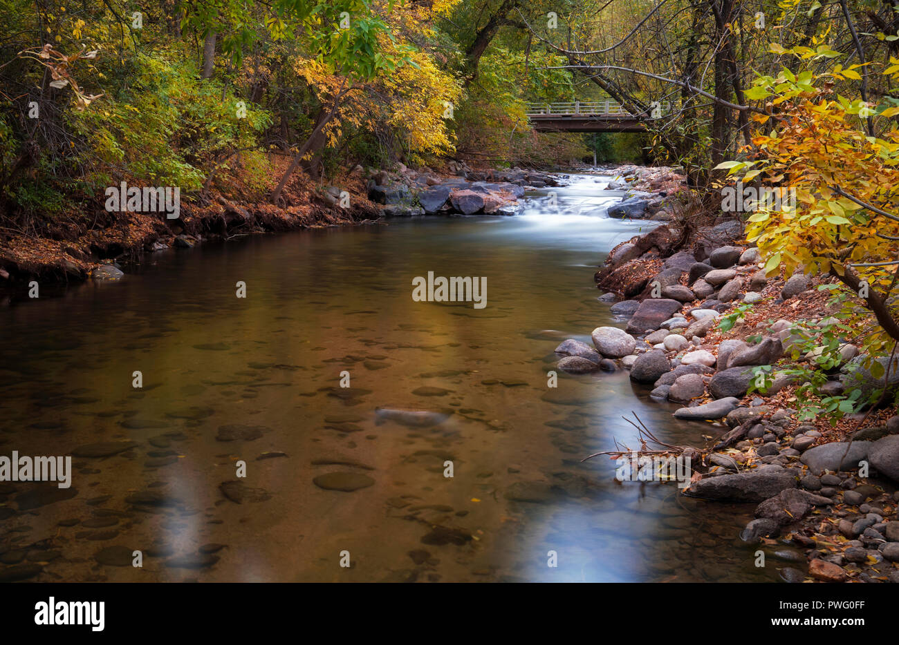Herbst in Boulder, Colorado, USA Stockfoto