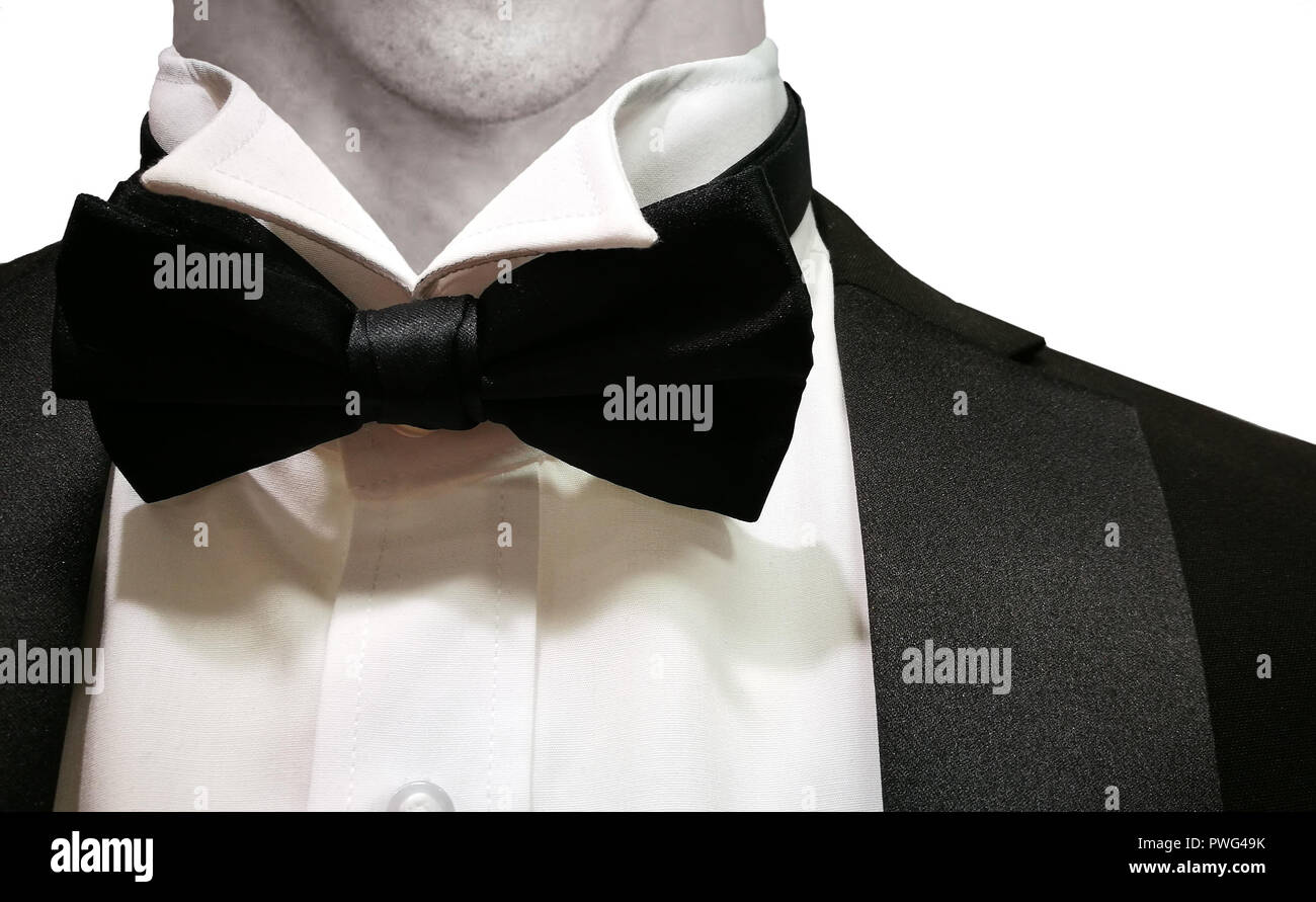 Mens Fashion Anzüge Nahaufnahme mit Hemd und Krawatte. Stockfoto