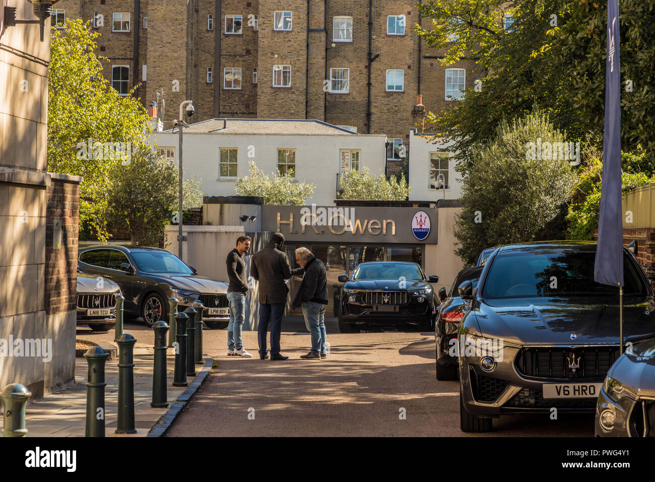 Eine typische Ansicht in London Stockfoto