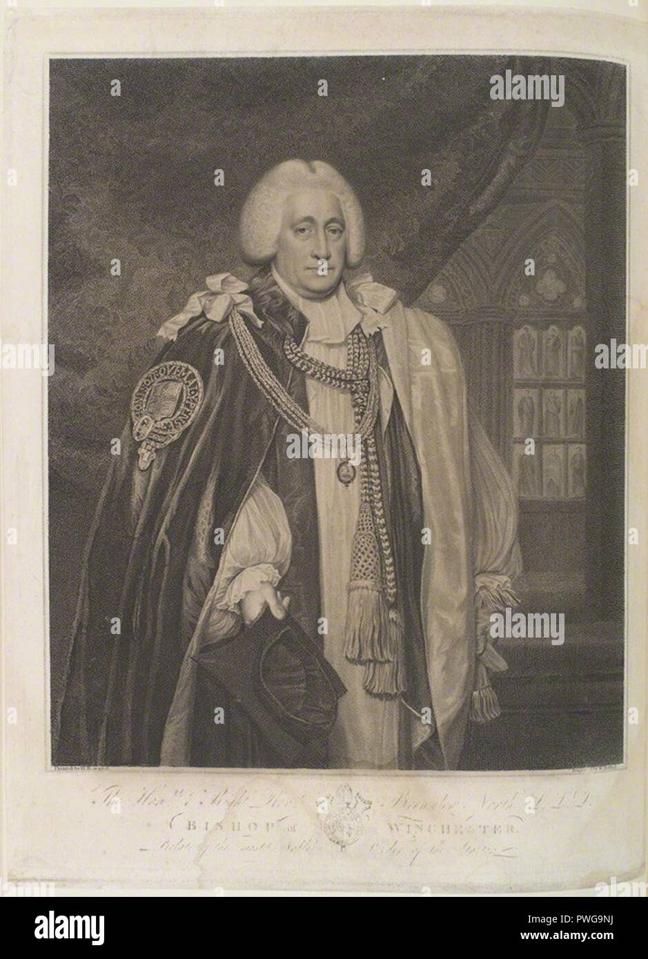 Brownlow nördlich von William Bond, nach Henry Howard. Stockfoto