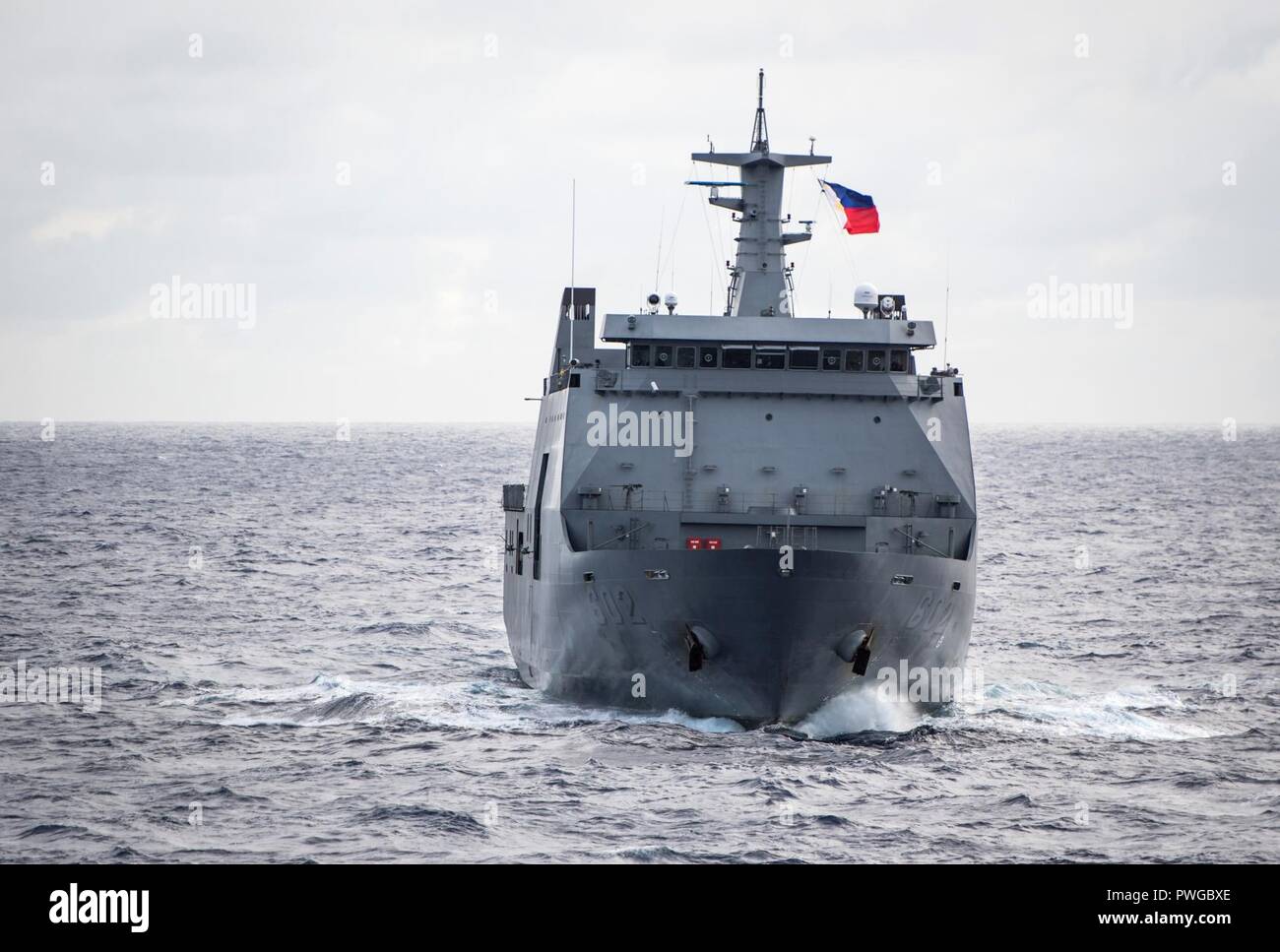 BRP Davao del Sur bei RIMPAC 2018 Meer Phase 001. Stockfoto