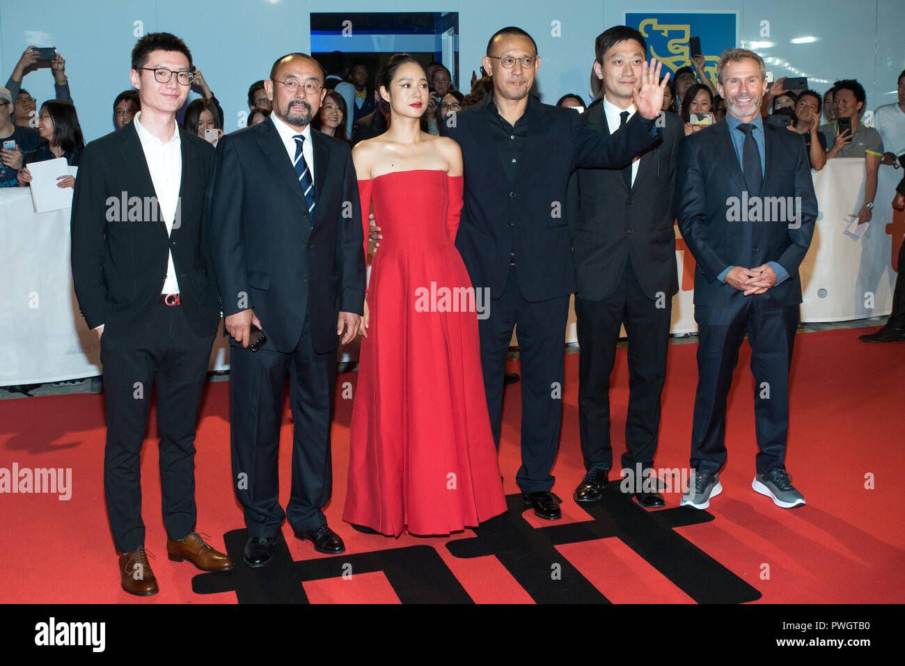 43 Toronto International Film Festival - "verborgene Mensch' - Premiere mit: Patrick Zhu, Cai Jiang Zhou Yun, Jiang Wen, Chen Mu, Andrew Lazar Wo: Toronto, Kanada, wenn: 14 Sep 2018 Credit: Jaime Espinoza/WENN.com Stockfoto