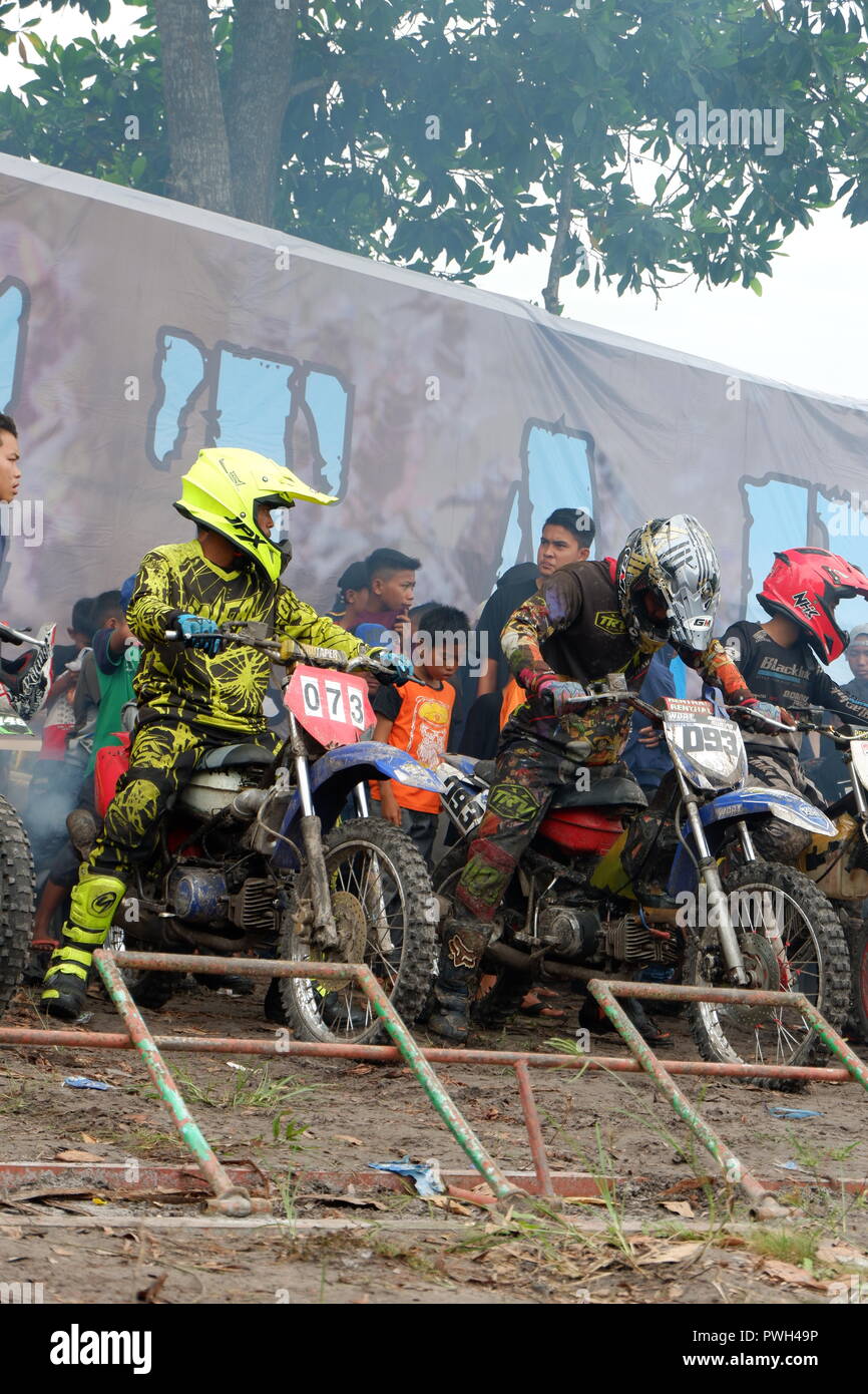 Lokale motocross racing Wettbewerb Stockfoto