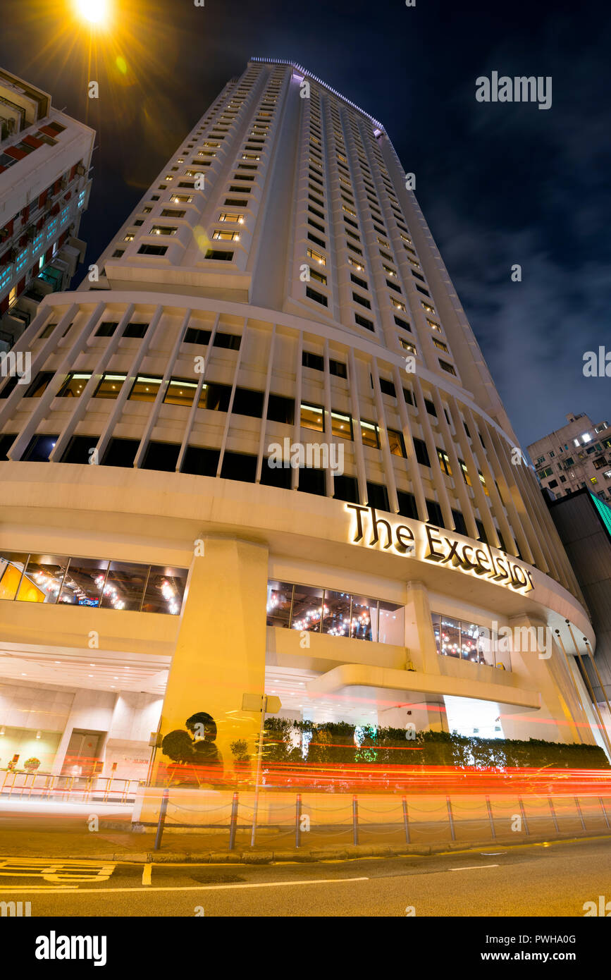 Das Excelsior Hotel, Hong Kong, China Stockfotografie Alamy