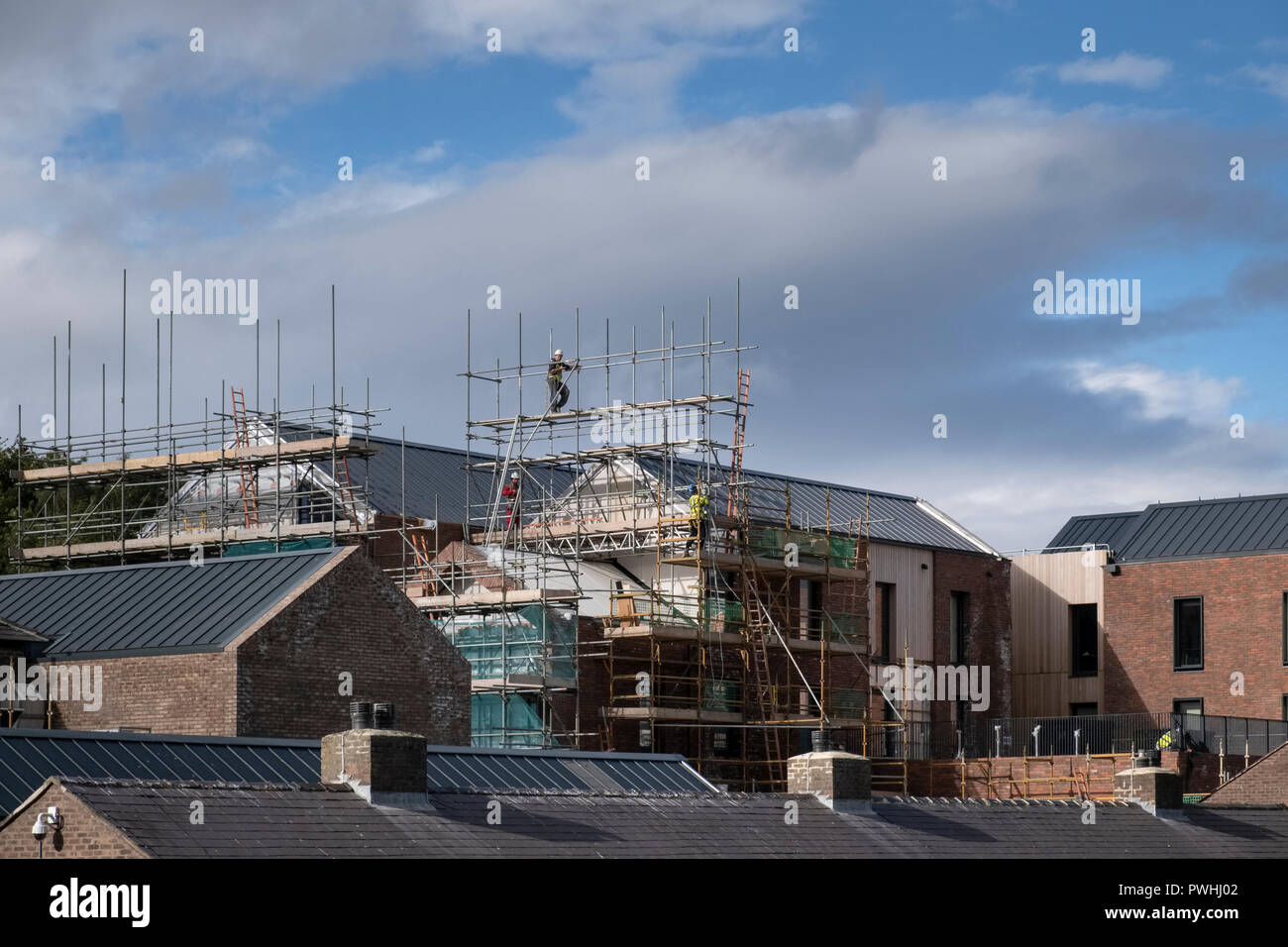 Neue Gebäude Entwicklung in Durham Stadt in der Grafschaft Durham North East England Stockfoto