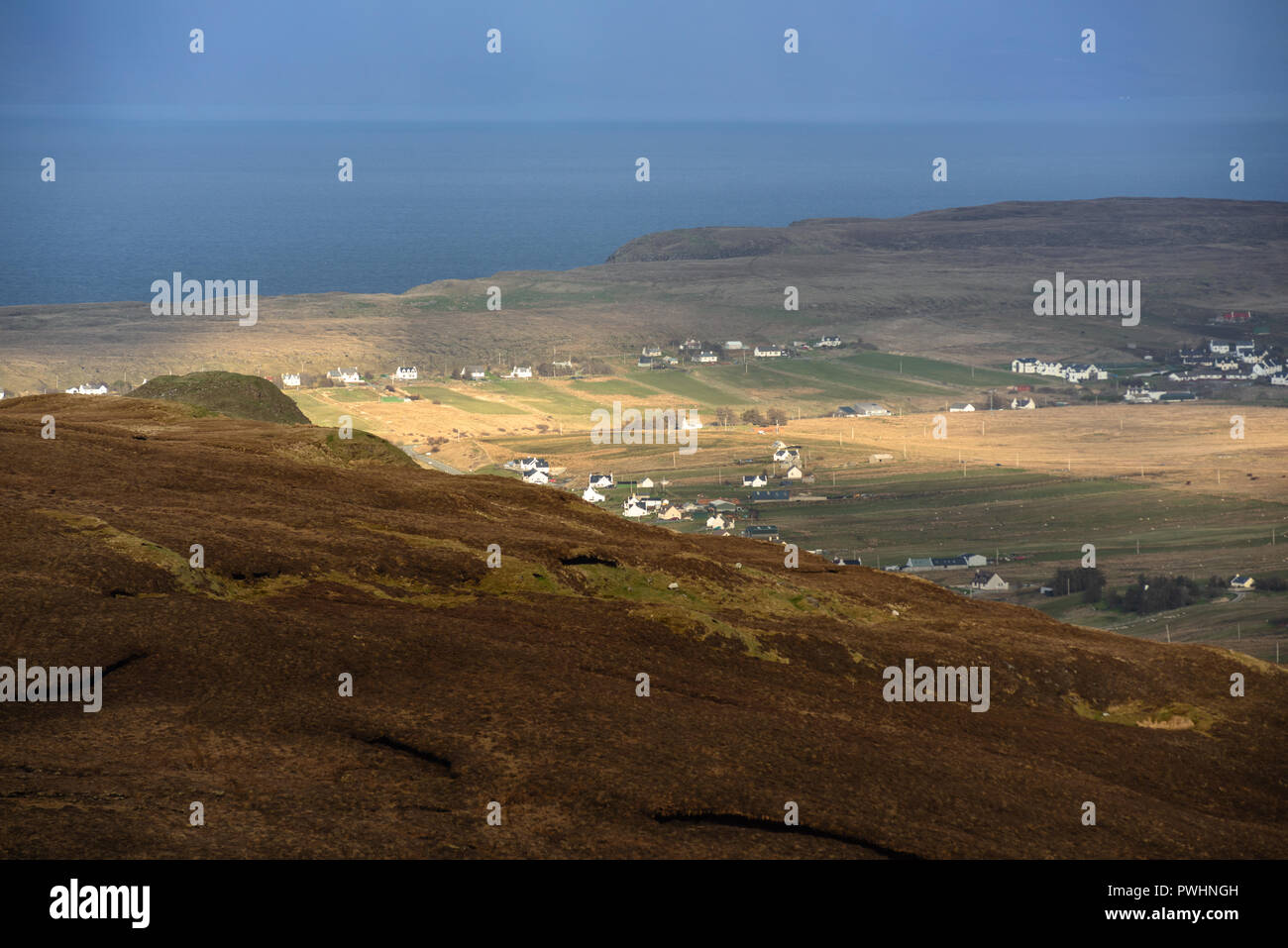 Die quiraing, trotternish Ridge, Isle of Skye, Schottland, Großbritannien Stockfoto