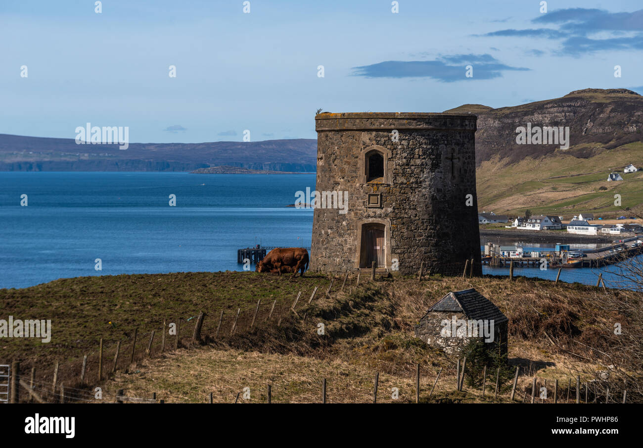 Die Bucht von Uig, Isle of Skye, Schottland, Großbritannien Stockfoto