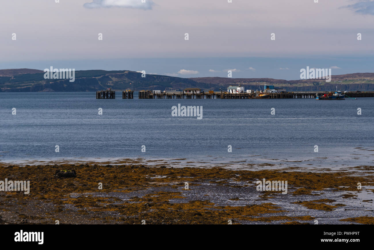 Die Bucht von Uig, Isle of Skye, Schottland, Großbritannien Stockfoto