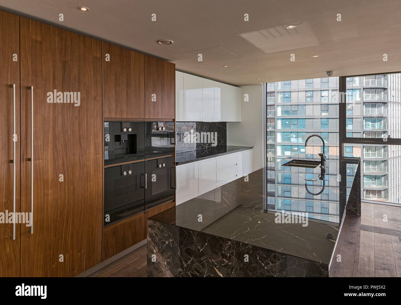 Penthouse im Chelsea Waterfront Development Stockfoto