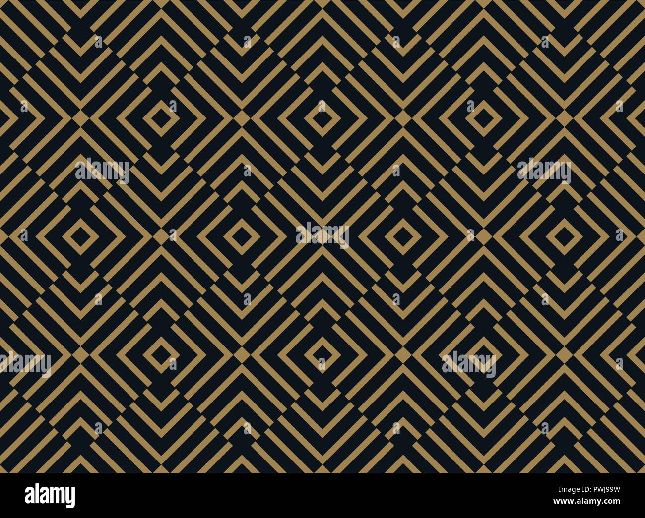 Vektor nahtlose Muster. Geometrische Hintergrund mit Rhombus und Knoten. Abstrakte geometrische Muster. Golden Textur. Nahtlose geometrische Muster. Stock Vektor