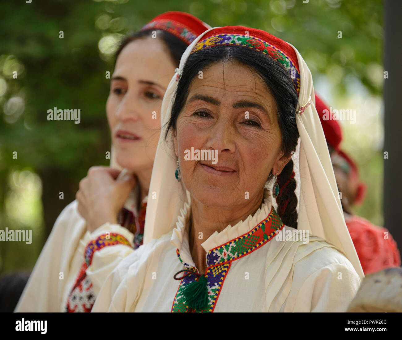 Porträt einer Frau, pamiri Khorog, Tadschikistan Stockfoto