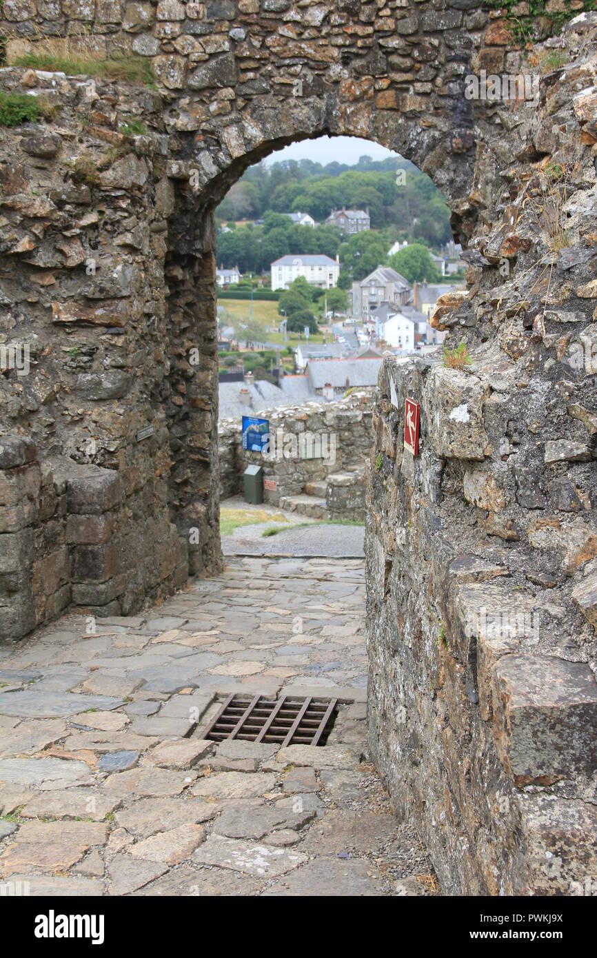 Castel Chriccieth in Wales Stockfoto