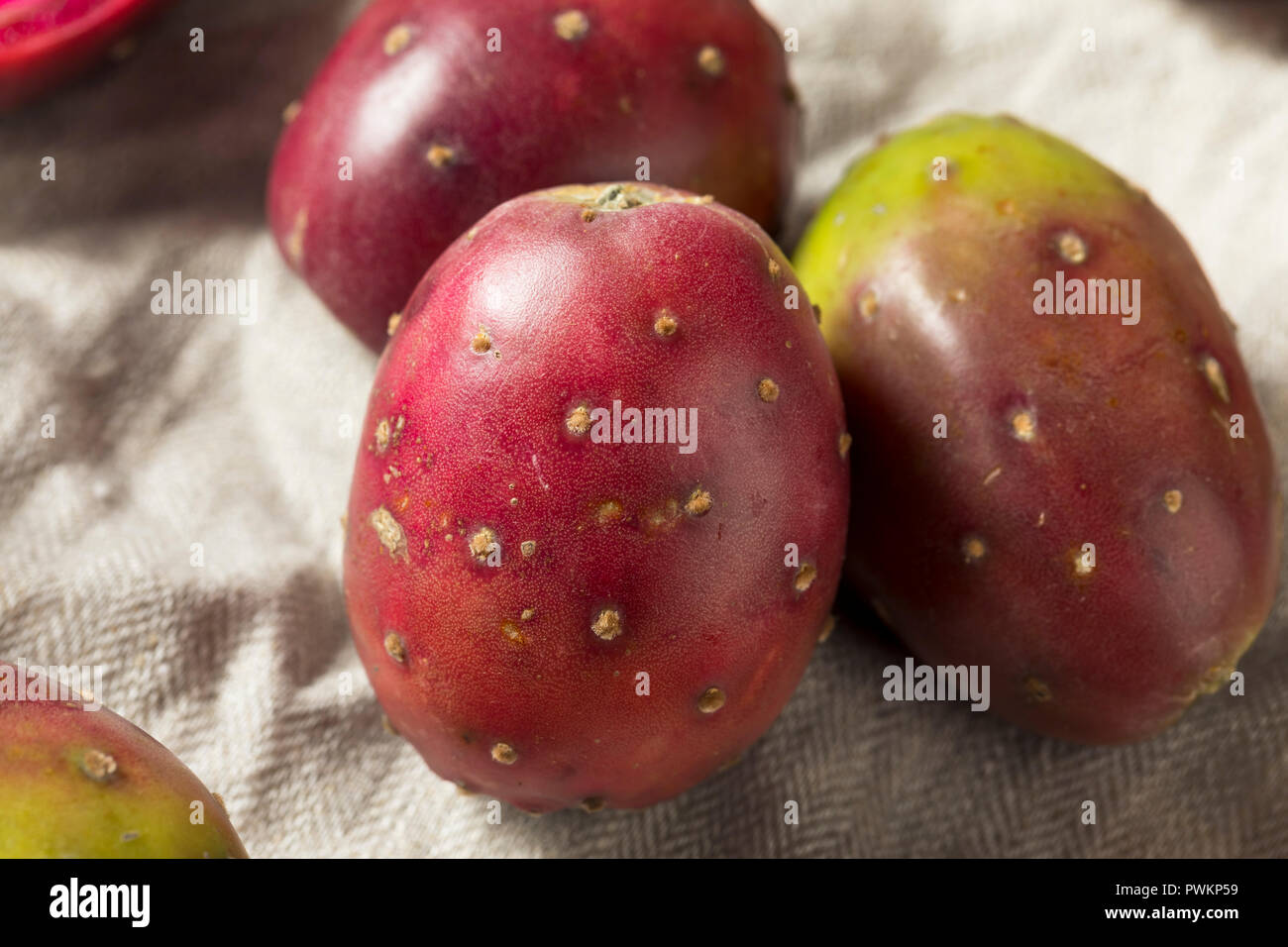 Bio Feigenkakteen bereit zu Essen Stockfoto